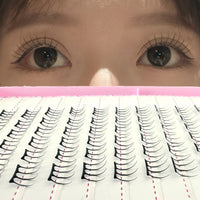 Self-Adhesive Cluster Eyelashes for Effortless Daily Makeup
