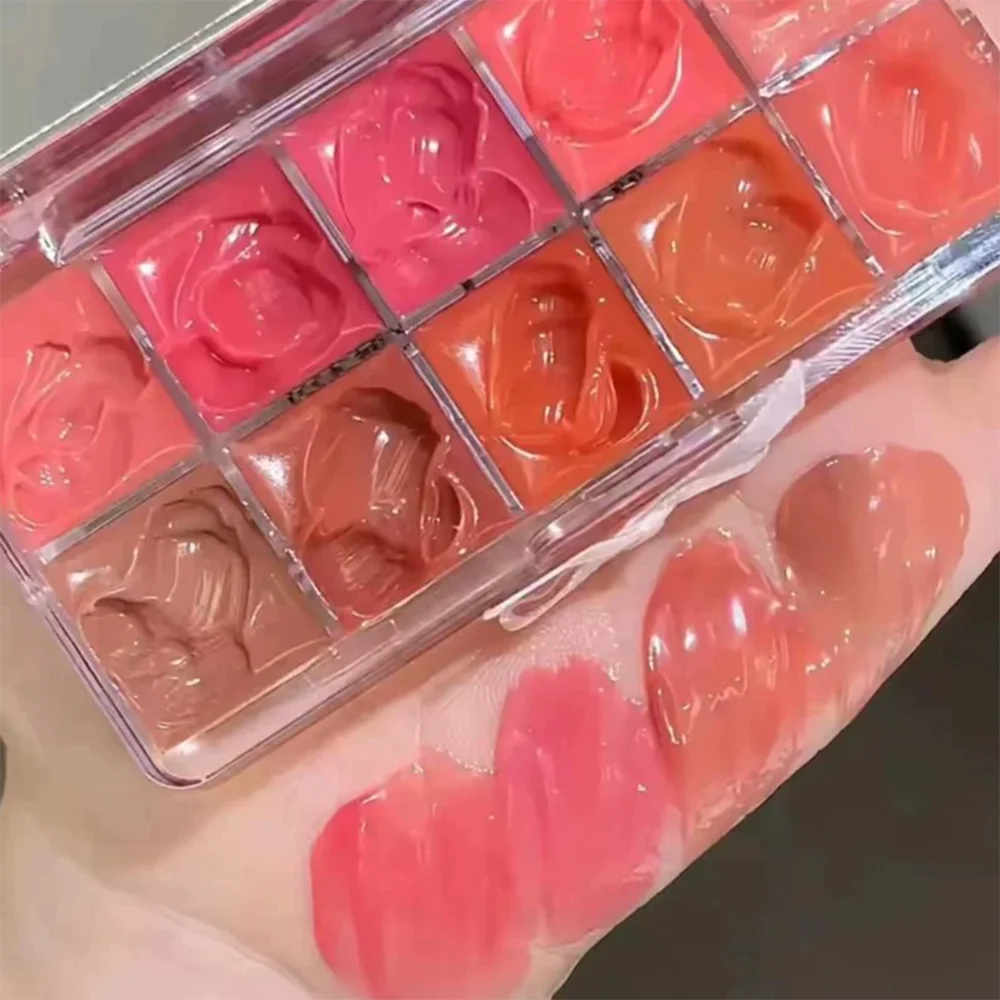 10-Color Moisturizing Lip Gloss Palette - 2