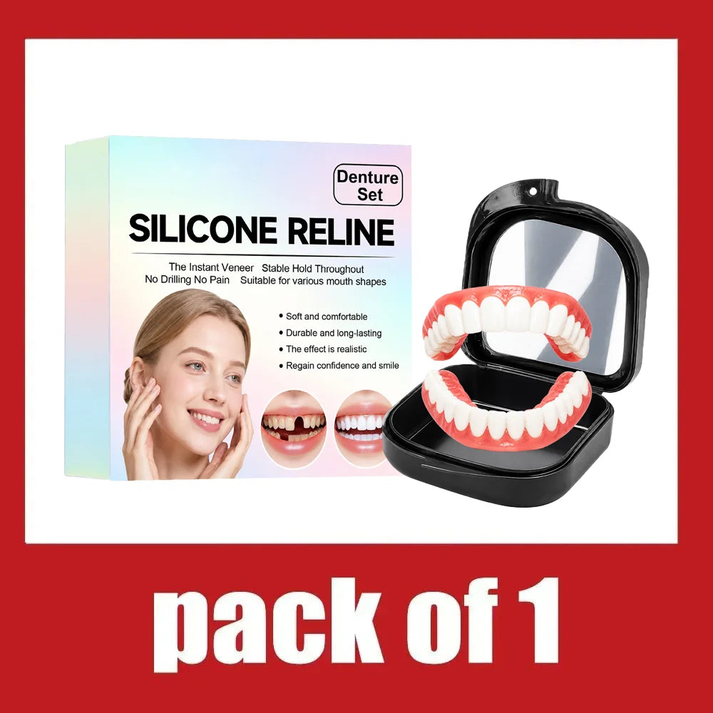 Instant Fit Realistic Cosmetic Denture Set - 15