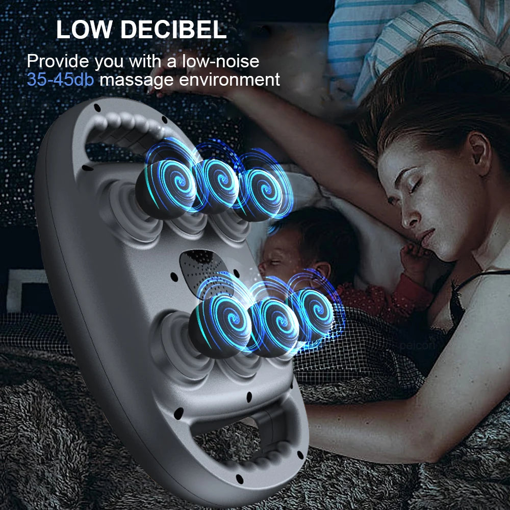 6-Head Deep Tissue Muscle Massage Gun - 10
