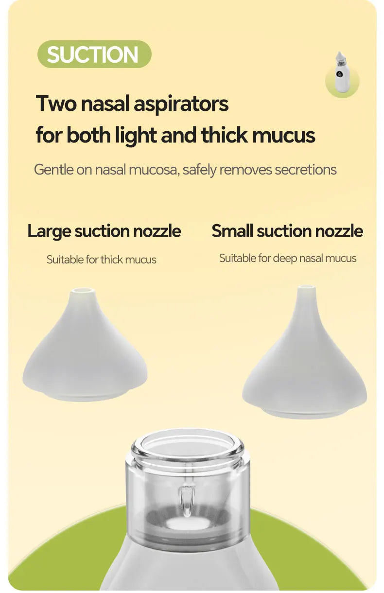 Electric Baby Nasal Aspirator for Congestion Relief - 8