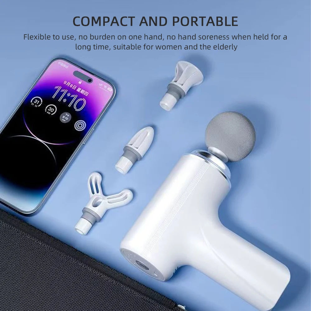 Portable Electric Deep Tissue Muscle Massage Gun - 12