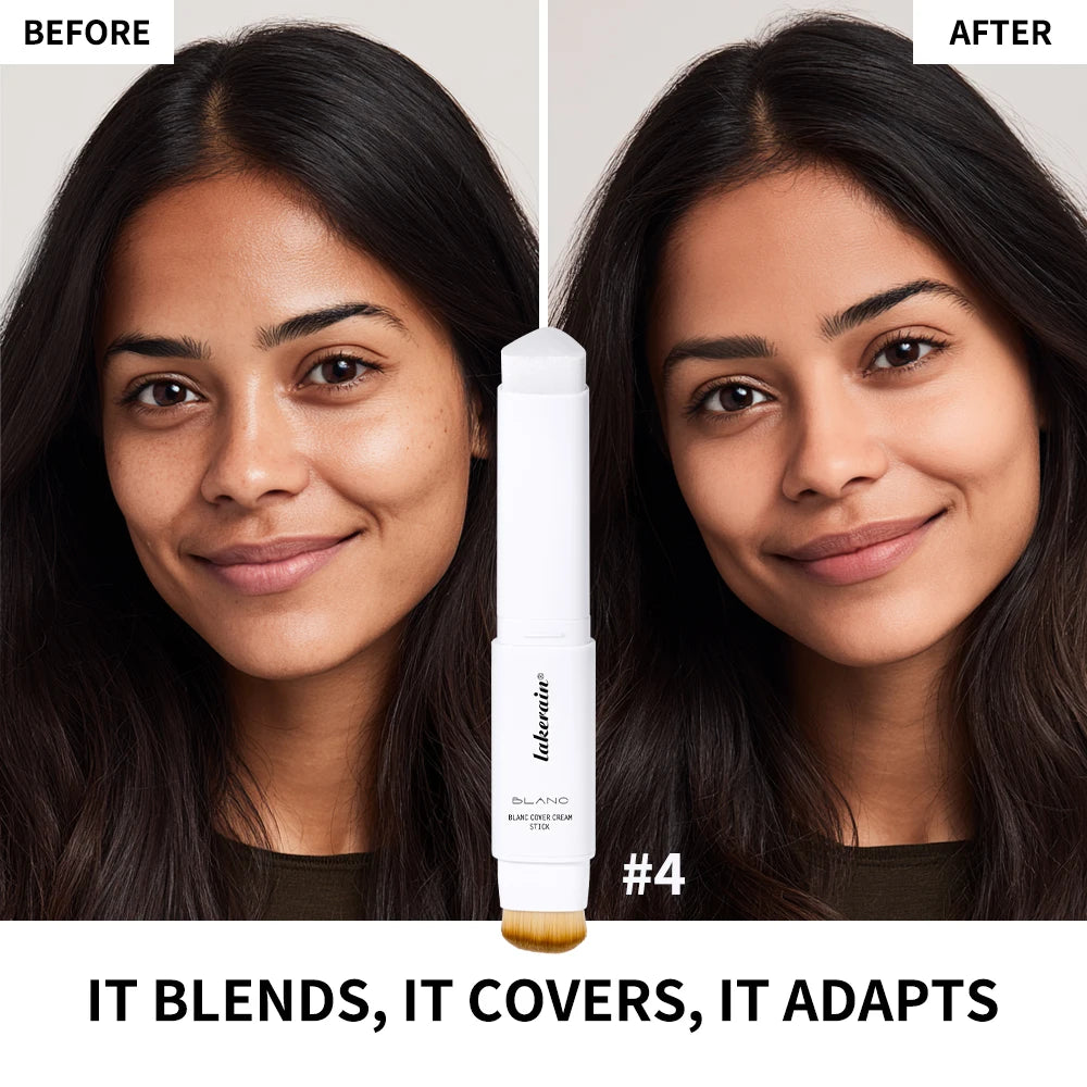 Color-Adapting Foundation Stick with Built-in Blending Brush - 4