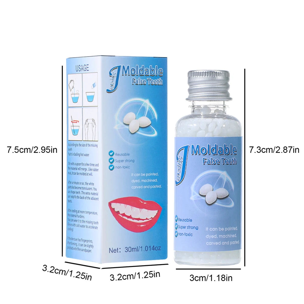 Moldable Temporary Tooth Repair Kit for Gaps and Broken Teeth - 15