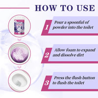 Powerful Toilet Cleaning Foam for Deep Stain Removal