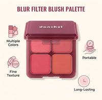 4-Color Soft-Focus Blurring Blush Palette