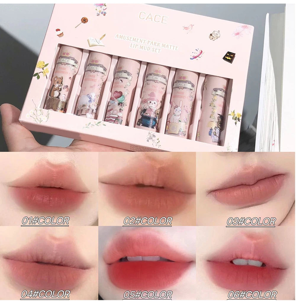 Matte Liquid Lipstick Set for Long-Lasting Waterproof Wear - 18