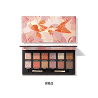 12-Color Waterproof Shimmer and Matte Eyeshadow Palette