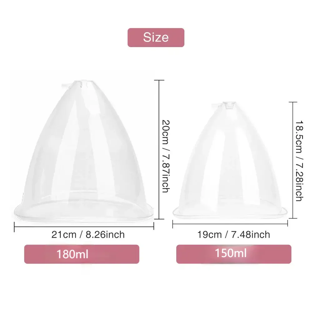 Vacuum Suction Cups for Breast and Buttock Lifting - 3