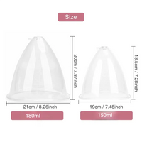 Vacuum Suction Cups for Breast and Buttock Lifting