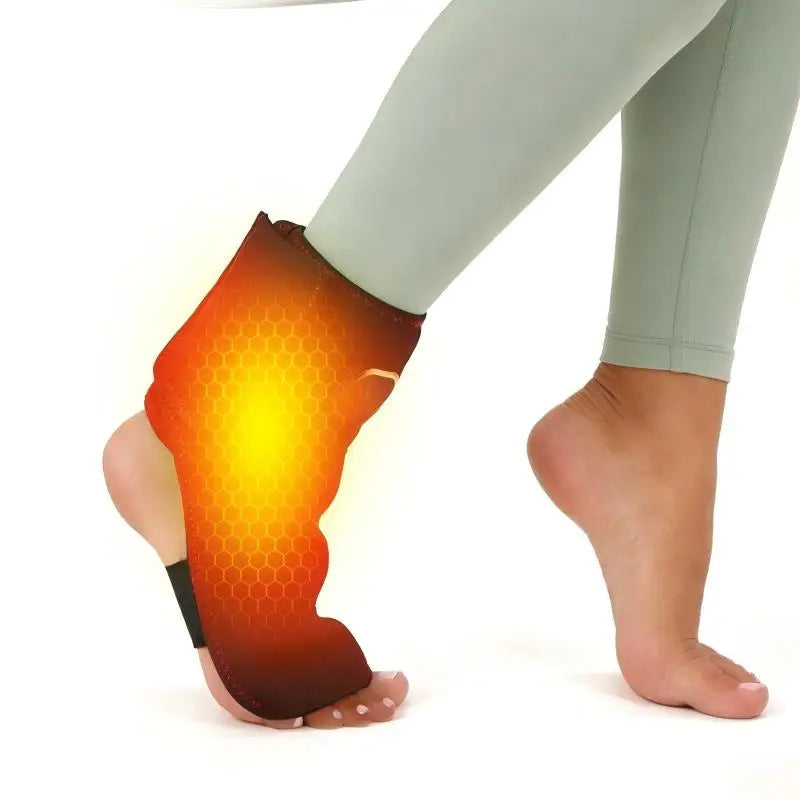 Heated Ankle Support Massager for Joint Pain Relief