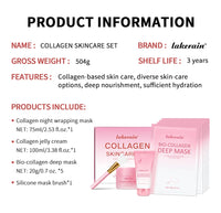 Collagen Hydrating Face Skincare Set for Radiant Skin