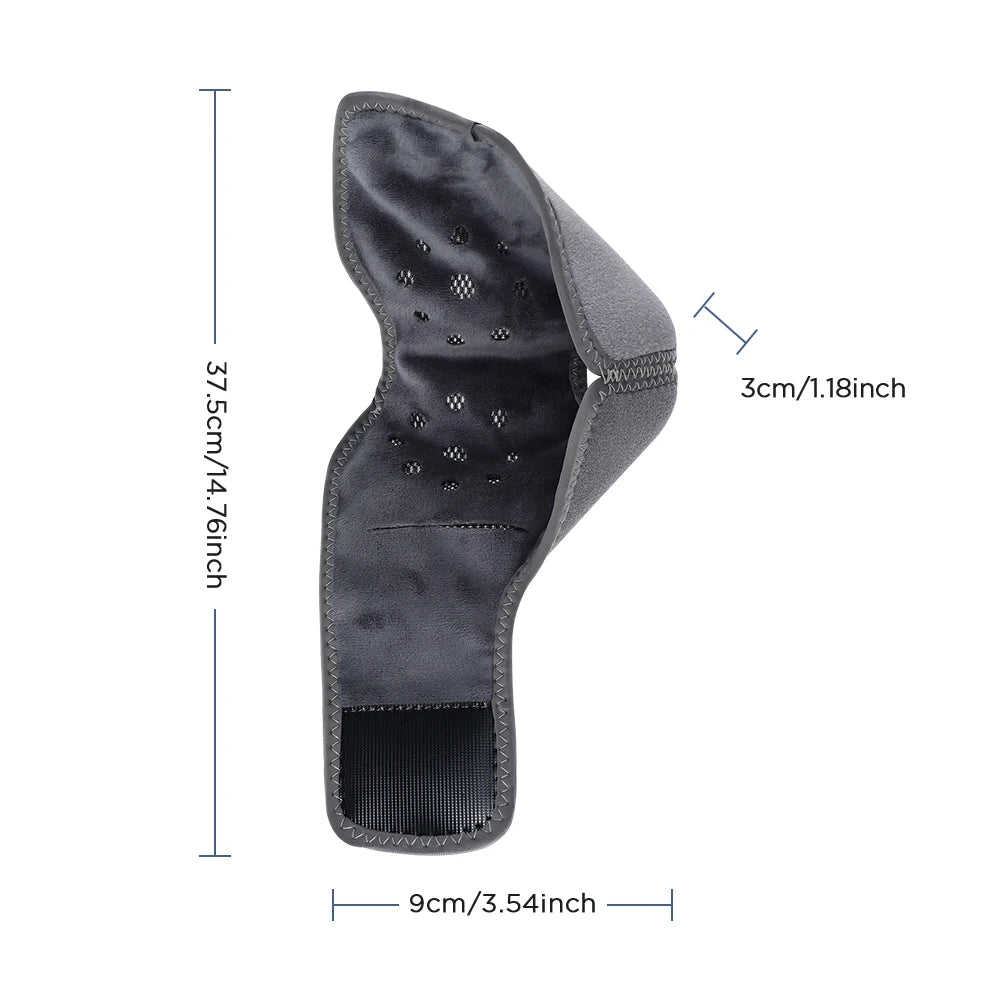 Electric Heated Ankle Brace Massager with Vibration Therapy - 19