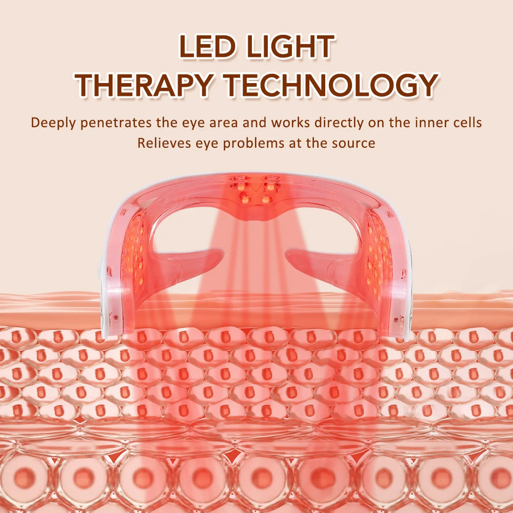 3D Red Light Therapy Eye Massager for Fatigue and Dark Circles - 9