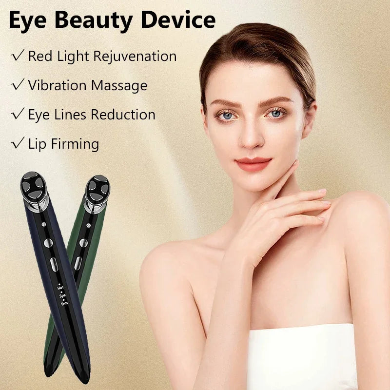 EMS Microcurrent Eye Massager for Wrinkles and Dark Circles - 7