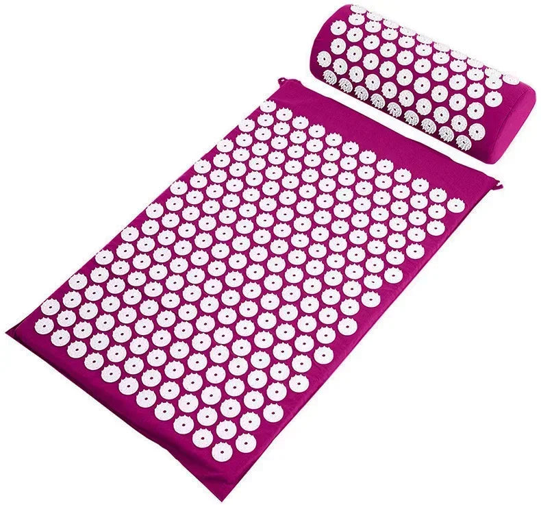 Acupressure Mat and Pillow Set for Back Pain and Stress Relief - 24