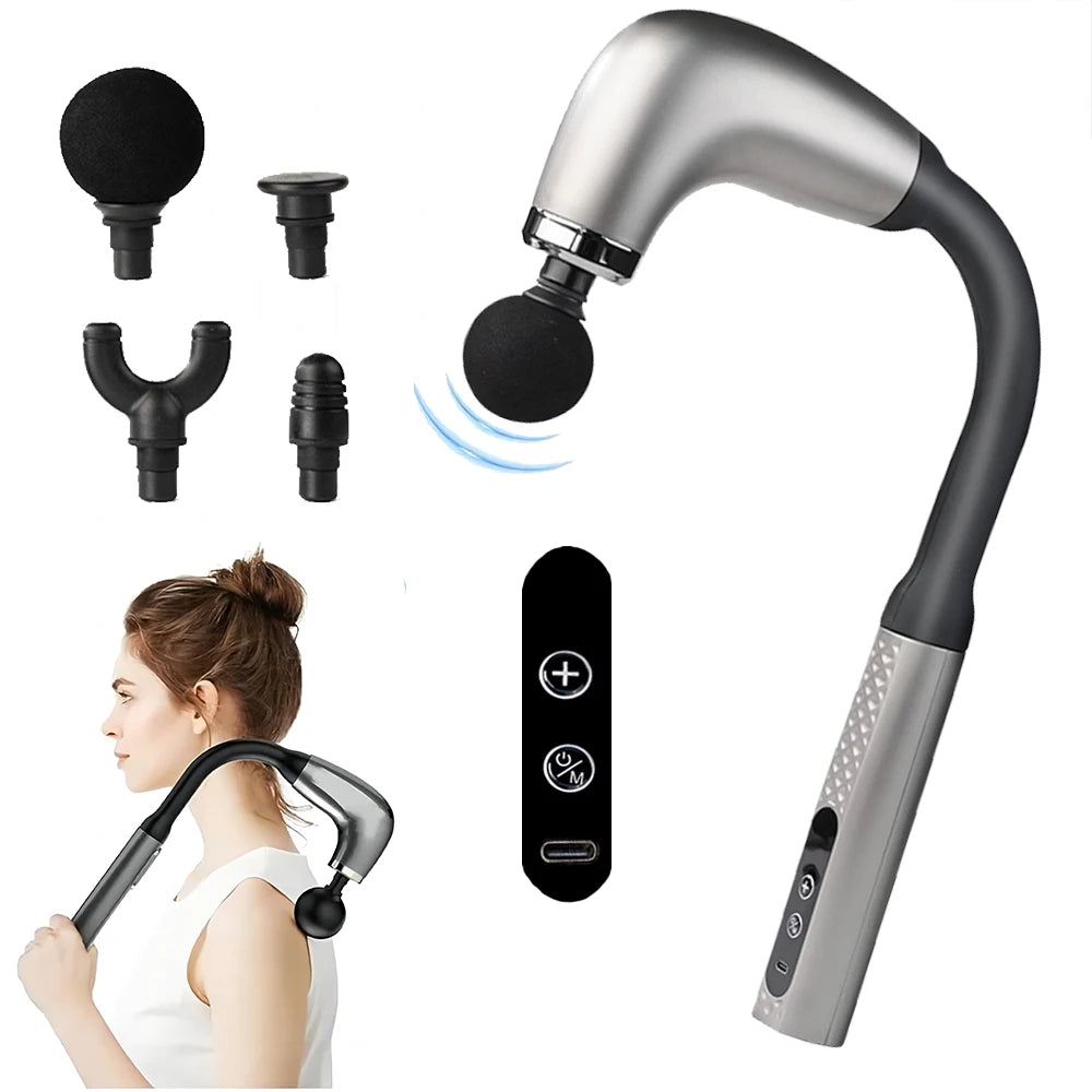 Handheld Electric Muscle Massage Gun for Back and Neck - 1