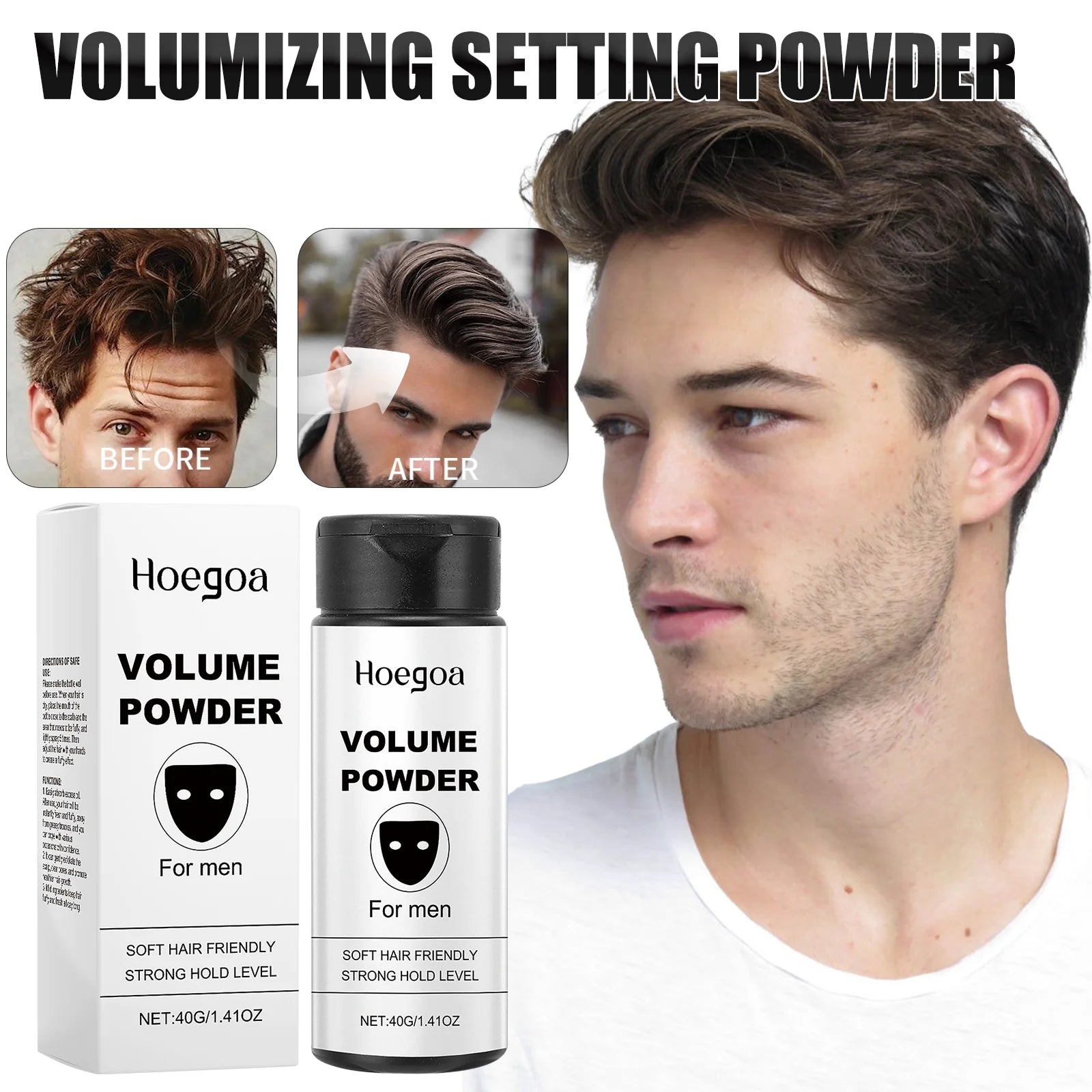 Volumizing Dry Shampoo Powder for Fine Hair - 2