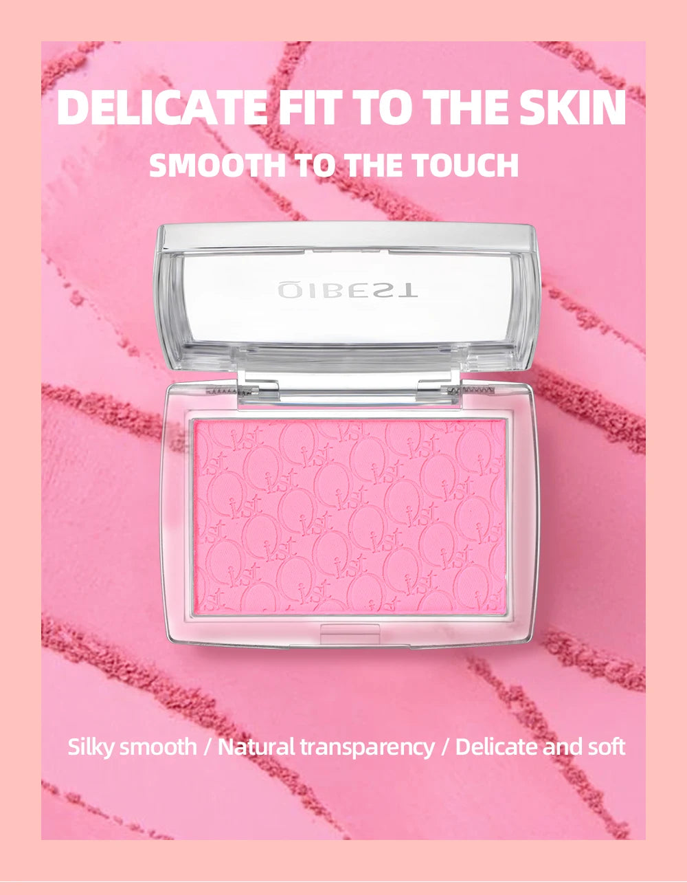 3D Embossed Powder Blush Palette for Radiant Cheeks - 9