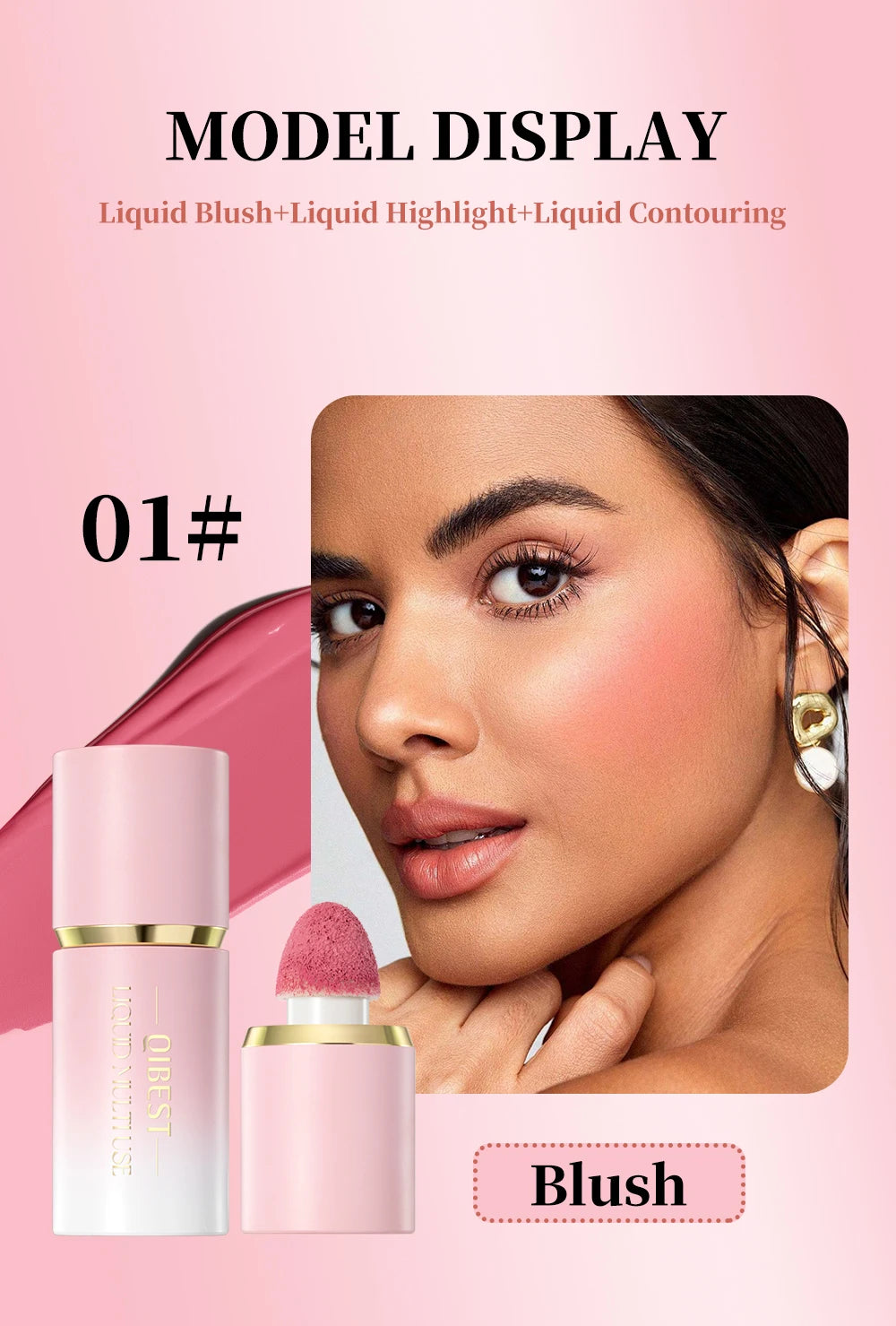 Liquid Blush, Highlighter and Contour Makeup Stick - 13