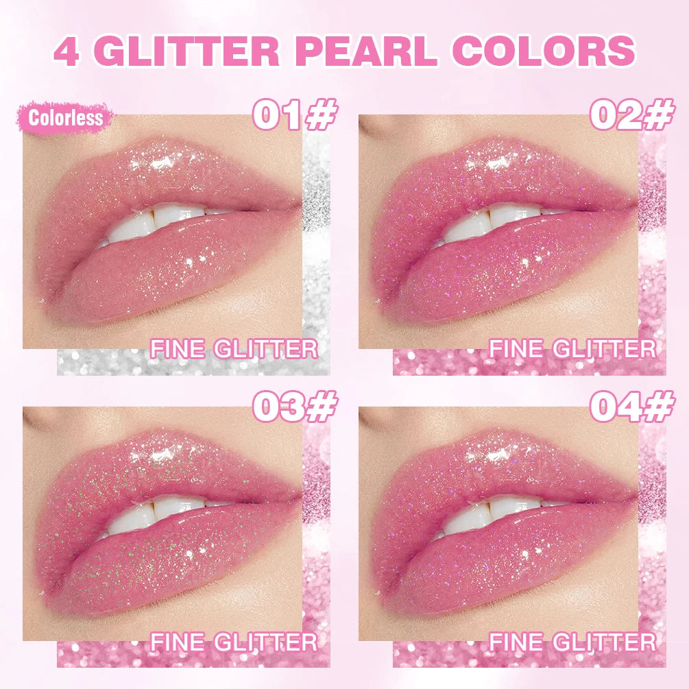 Color-Changing Moisturizing Glitter Lip Balm - 3