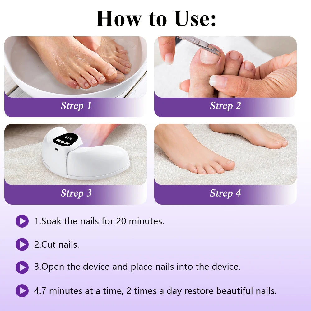 Portable Foldable UV LED Nail Dryer for Gel Polish - 7