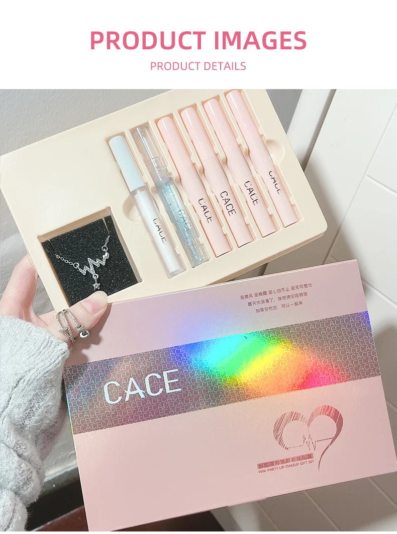 Matte Liquid Lipstick and Lip Gloss Makeup Gift Set - 24