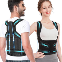 Adjustable Back Brace and Posture Corrector for Pain Relief