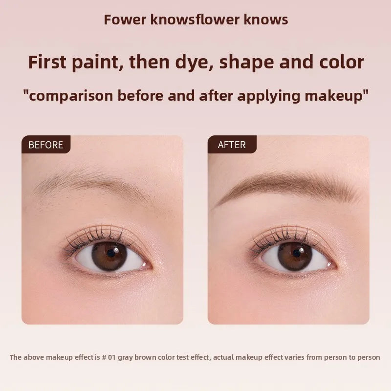 Dual-Ended Waterproof Eyebrow Pencil and Tint Gel - 6