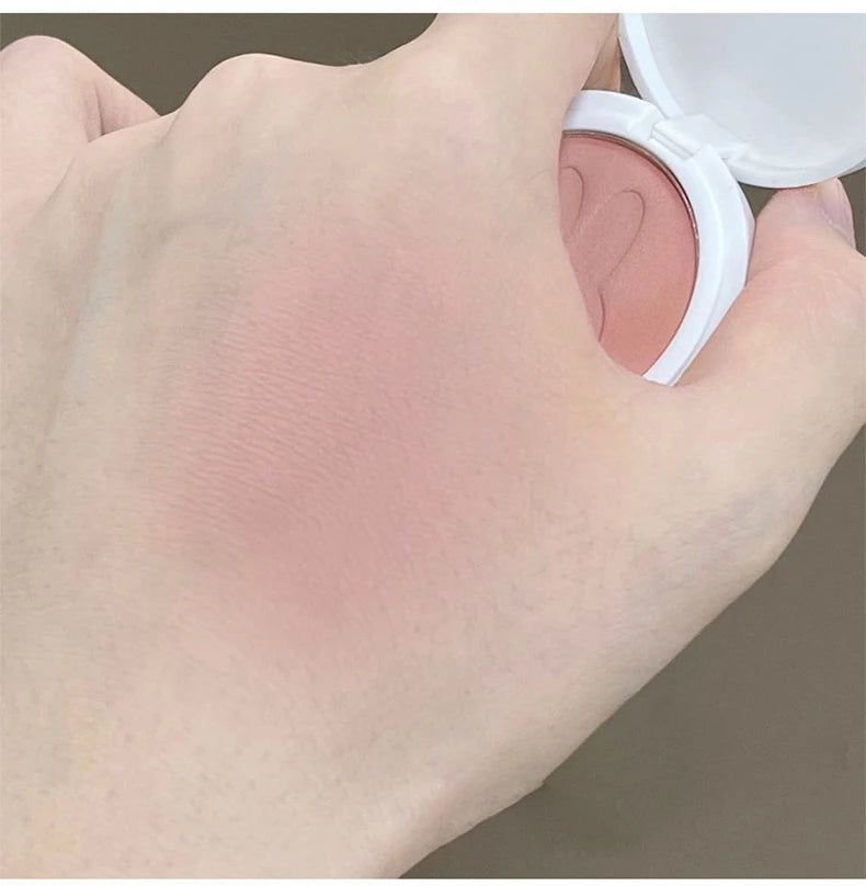 Matte Rabbit Face Blush Powder for Natural Makeup - 12
