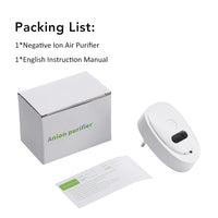 Plug-In Negative Ion Air Purifier for Home and Pet Odors