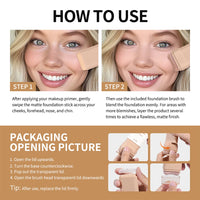 Matte Foundation Stick with Built-In Blending Brush
