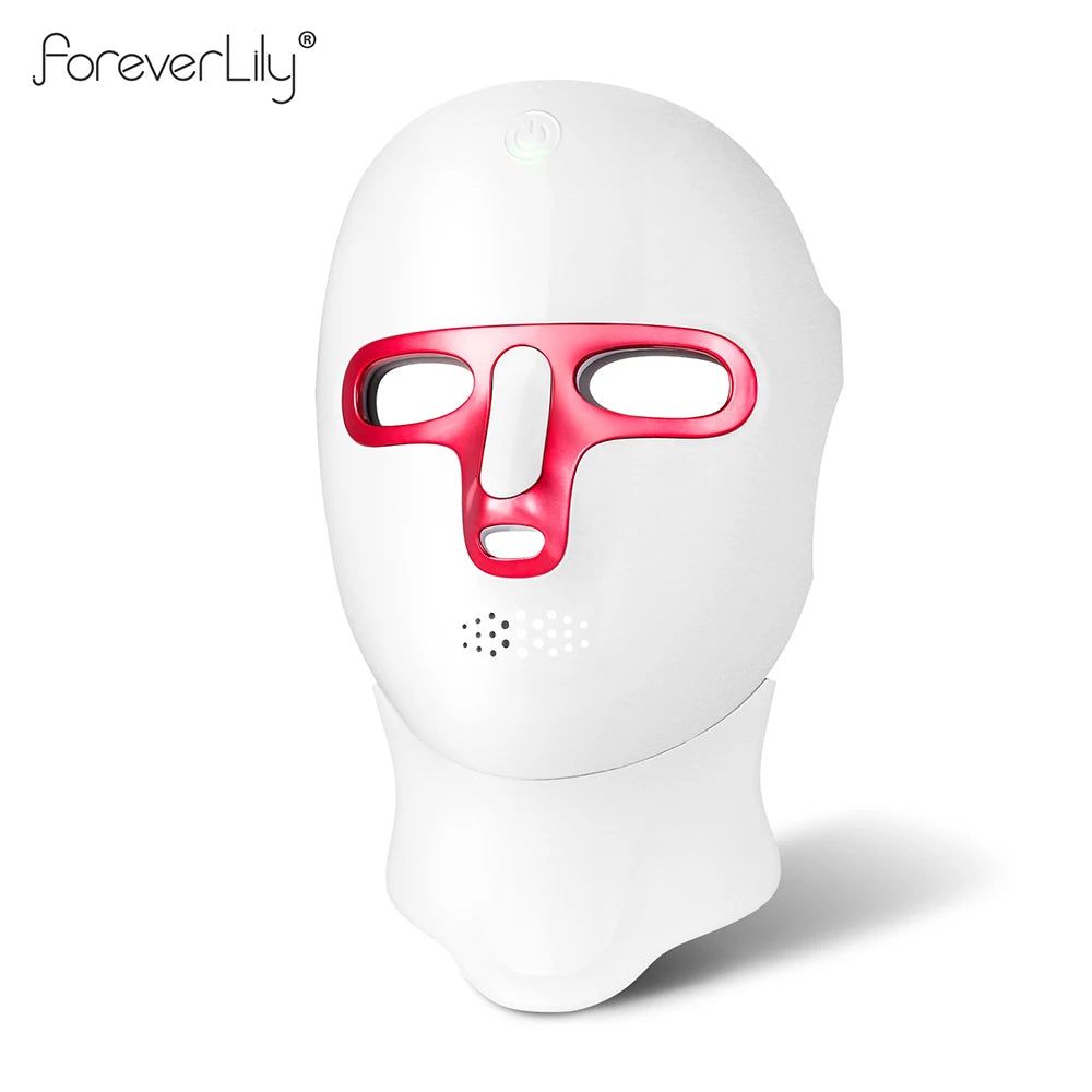 7-Color Photon LED Face and Neck Rejuvenation Mask - 18
