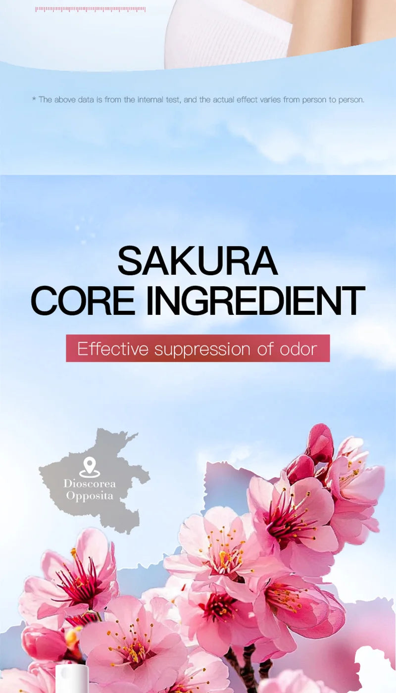 Sakura Refreshing Underarm Deodorant Spray - 12