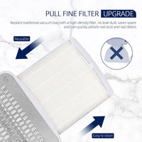 2-in-1 Powerful Nail Dust Collector and Manicure Vacuum