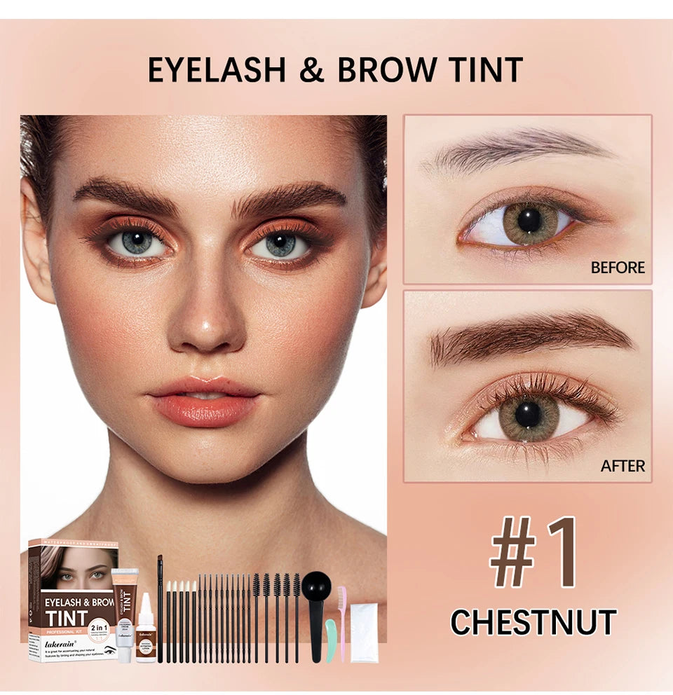 Professional Eyelash and Eyebrow Tinting Kit for Natural Definition - 11