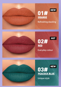 6-Piece Waterproof Velvet Matte Liquid Lipstick Set