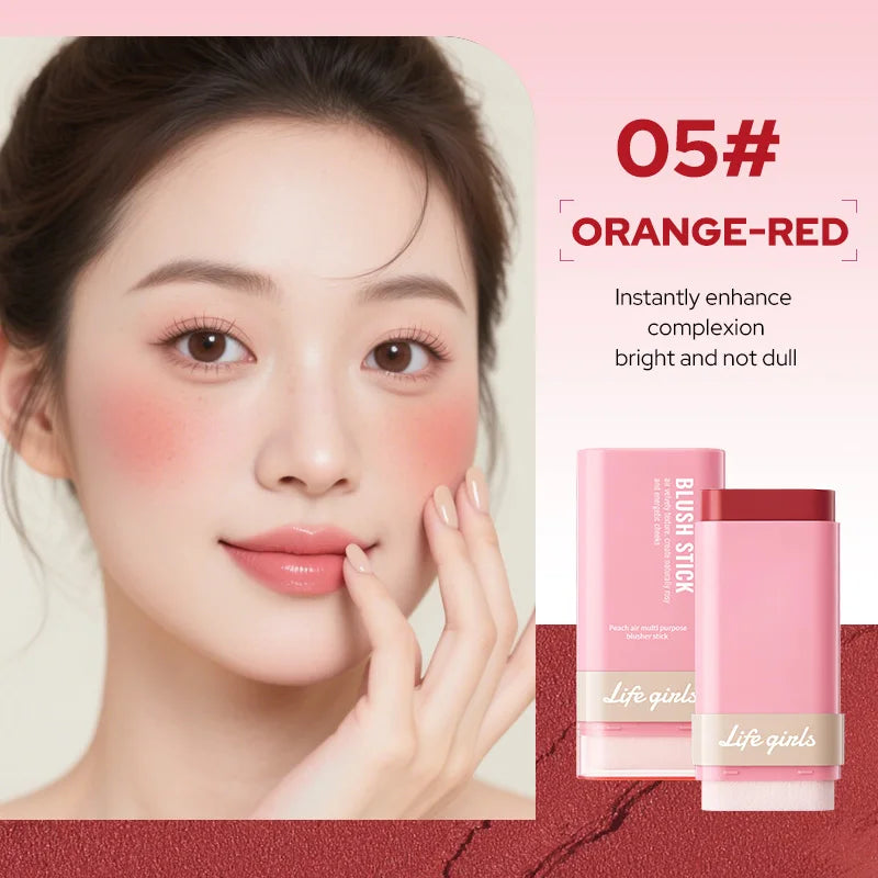 Multi-Purpose Cream Blush Stick for Radiant Cheeks - 25