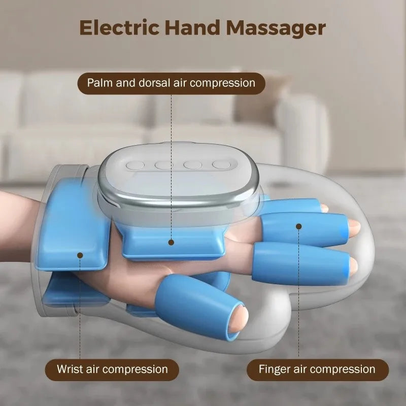 Wireless Heated Hand Massager with Air Compression - 2