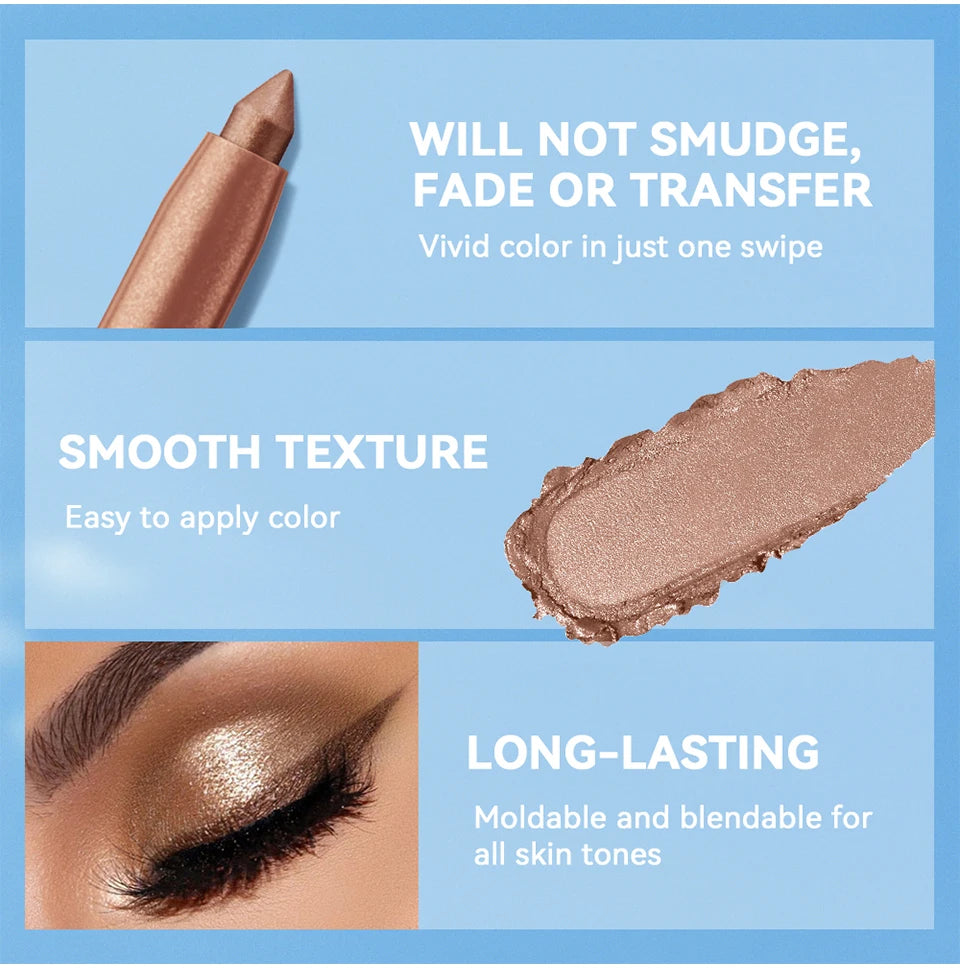 Creamy Eyeshadow Stick for Long-Lasting Shimmer - 8