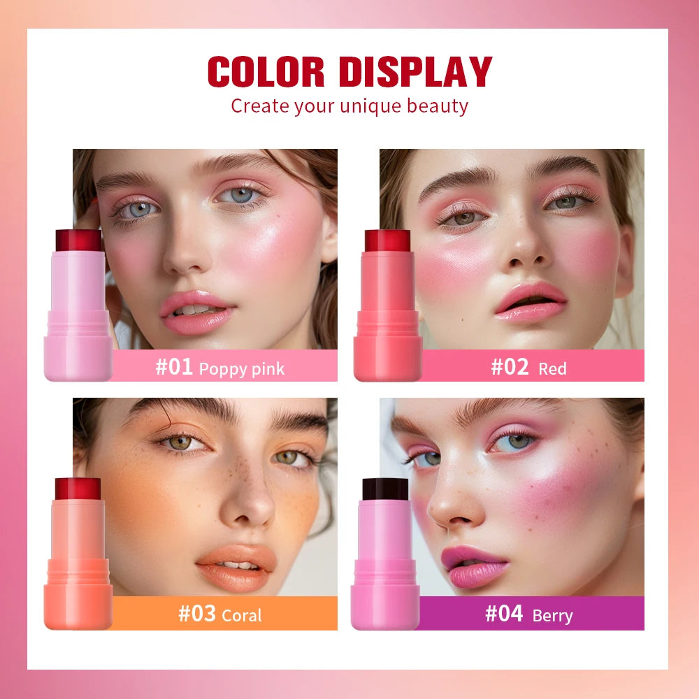 Cooling Water Jelly Tint Stick for Cheeks and Lips - 3