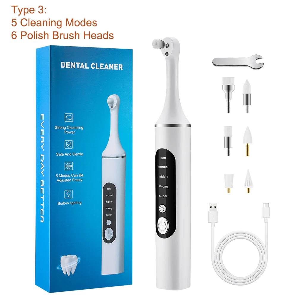 Electric Dental Tartar Remover & Teeth Whitening Polisher - 37