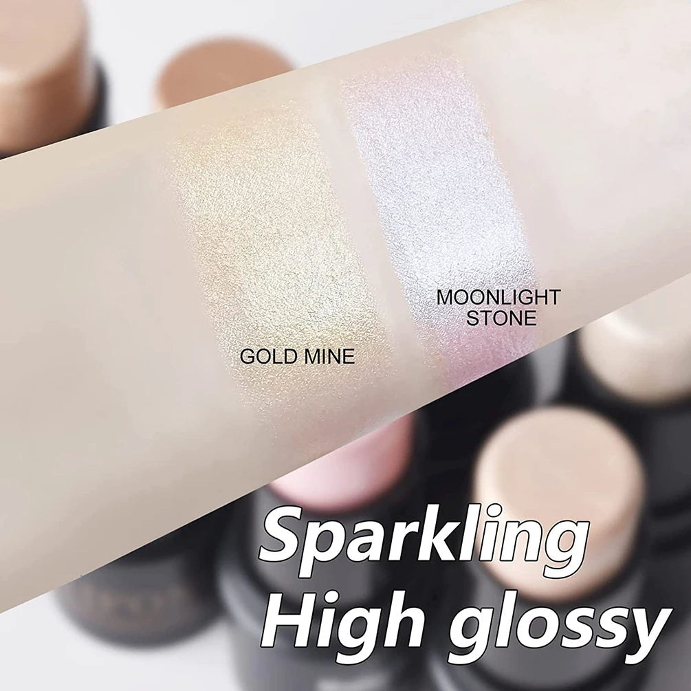 Creamy Face Highlighter and Contour Shimmer Stick - 5