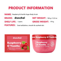 Raspberry & Vanilla Sugar Exfoliating Body Scrub