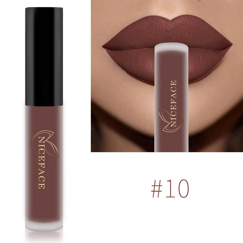 Long-Lasting Velvet Matte Liquid Lipstick - 25