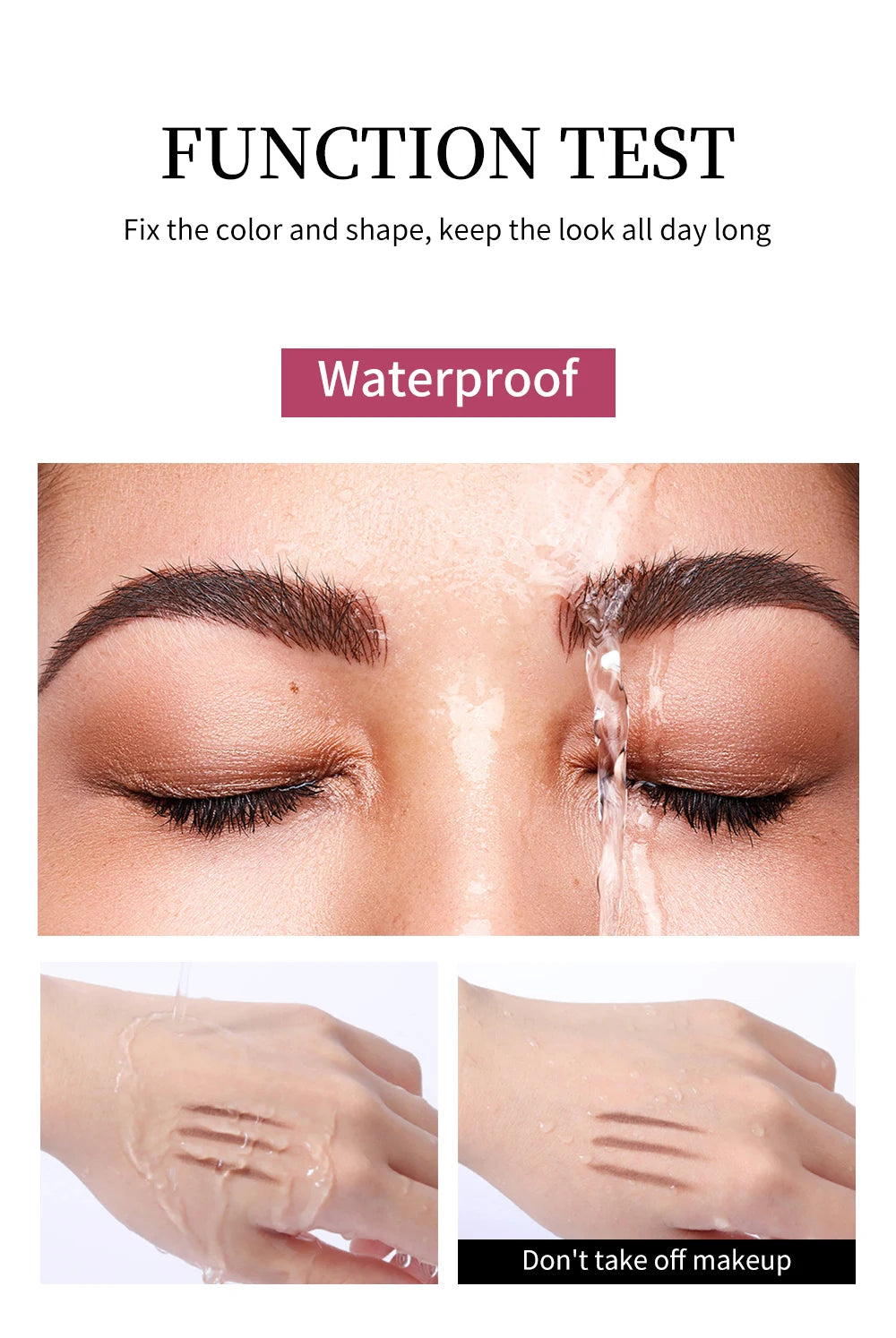 Waterproof Eyebrow Styling Gel for Long-Lasting Defined Brows - 16