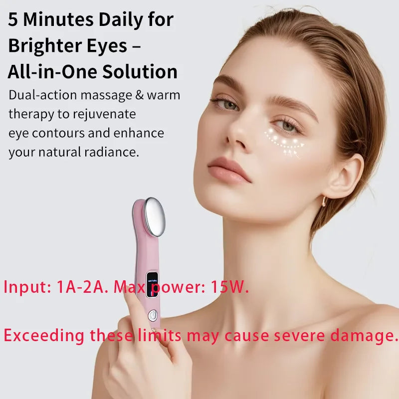 Heated Eye Massage Wand for Dark Circles and Puffiness - 2