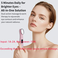 Heated Eye Massage Wand for Dark Circles and Puffiness