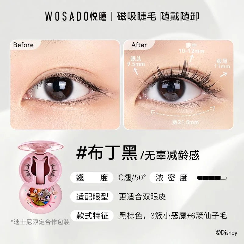Magnetic Reusable False Eyelashes with Applicator Tool - 40