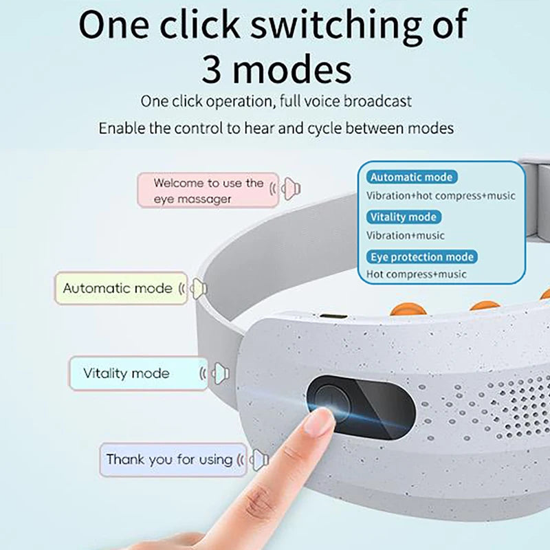 Electric Acupoint Eye Massager for Fatigue and Sleep Relief - 6